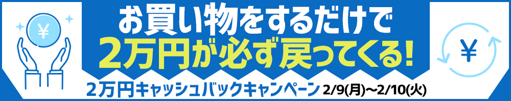 2万円キャッシュバックキャンペーン