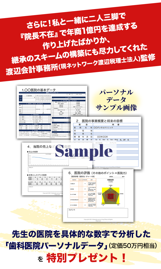 歯科医院パーソナルデータ