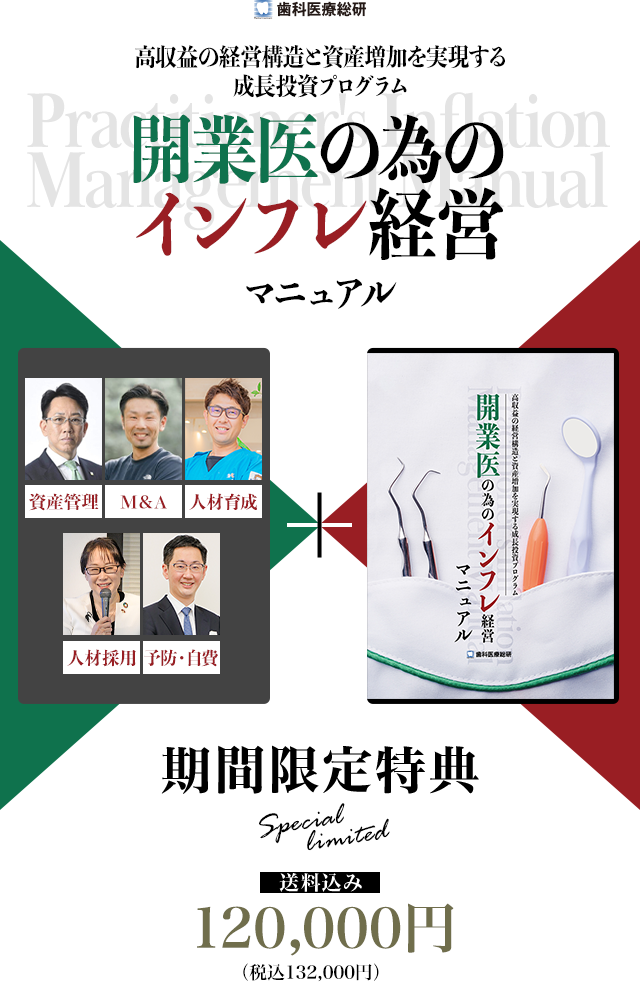 ～高収益の経営構造と資産増加を実現する成長投資プログラム～「開業医の為のインフレ経営マニュアル」