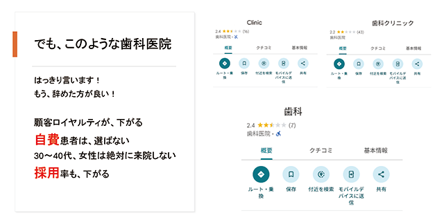 でも、このような歯科医院･･