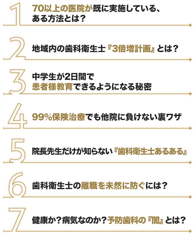 70以上の医院が既に実施している、ある方法とは？