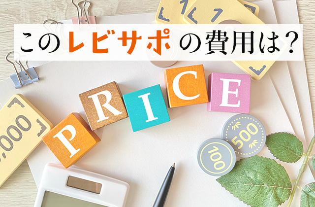 このレビサポの費用は？