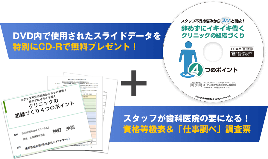 DVD内で使用されたスライドデータを特別にCDRで無料プレゼント