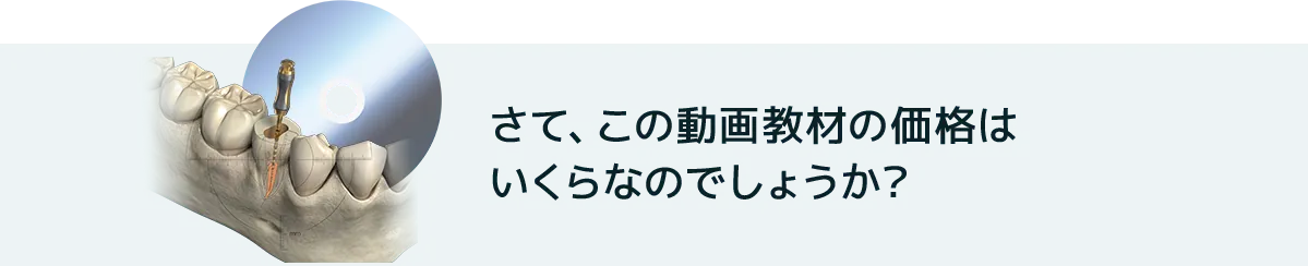 さて、この動画教材の価格はいくらなのでしょうか。